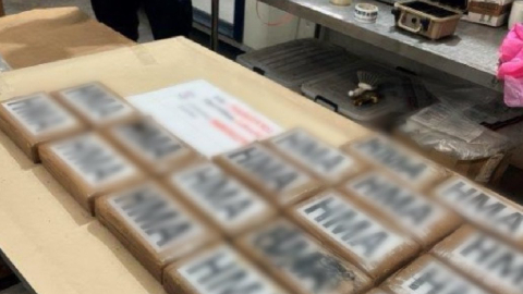 El cargamento de cocaína fue interceptado en Nueva Zelanda, tras un aviso de la Policía ecuatoriana.