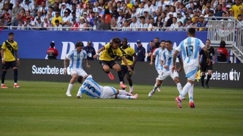 Ecuador cayó 1-0 ante Argentina este 9 de junio en un duelo preparatorio para la Copa América.