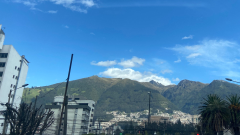 Paisaje de la ciudad de Quito, 12 de junio de 2024.