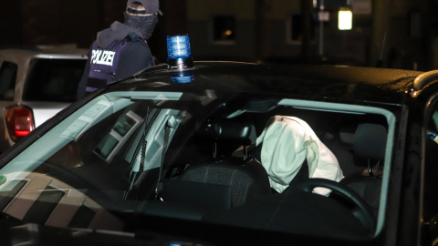 Uno de los miembros de la mafia italiana Ndrangheta arrestado en Alemania, el pasado 2 de mayo de 2023.