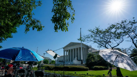 La sede de la Corte Suprema de Estados Unidos vista el 21 de junio de 2024.