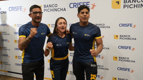 Daniel Pintado, Glenda Morejón y David Farinango se alistan para competir en los Juegos Olímpicos de París. 