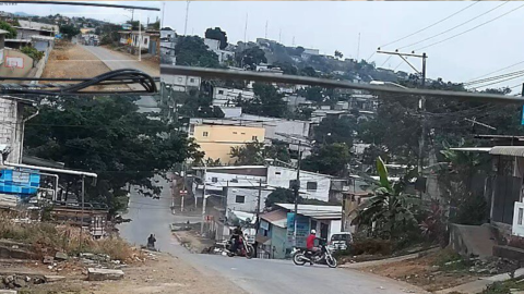 Una emboscada de delincuentes dejó un policía fallecido en Nueva Prosperina, en Guayaquil, este 4 de julio de 2024.