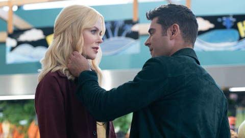 Nicole Kidman y Zac Efron, en una escena de 'Un asunto familiar'.