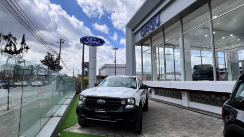 All New Ranger en el nuevo concesionario Orgu Ford en Quito.