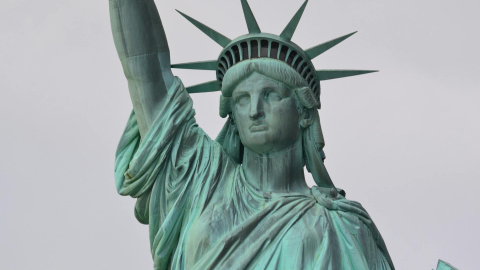 Fotografía referencial de la Estatua de la Libertad, ubicada en la isla turística de Liberty Island, Nueva York, Estados Unidos.