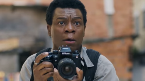 Fotógrafo Buscapé en una de las favelas de Río de Janeiro.