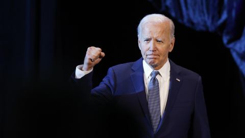 El presidente de Estados Unidos, Joe Biden, en una convención política en Las Vegas, el 16 de julio de 2024.