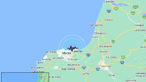 Sismo de 3,3 grados se registró en Manabí, este lunes 22 de julio