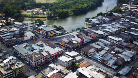 Una panorámica de Balzar, en la provincia de Guayas.