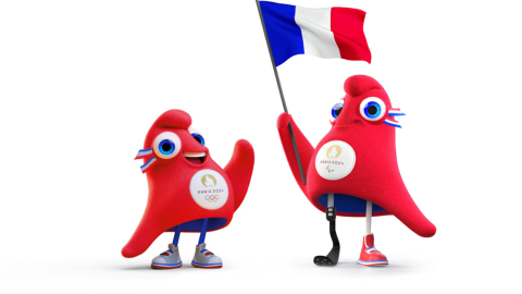 'Phryges', la mascota de los Juegos Olímpicos y Paralímpicos de París 2024, 14 de noviembre de 2022.