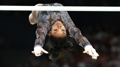 La estadounidense Simone Biles debutó este domingo 28 de julio en los Juegos Olímpicos de París 2024.