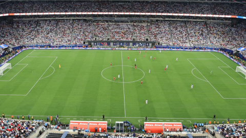 El estadio Metlife durante un partido de la Copa América, 19 de julio ed 2024.