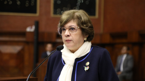 Ministra de Trabajo, Ivonne Núñez, en comparecencia en el Pleno de la Asamblea Nacional, este 30 de julio de 2024.