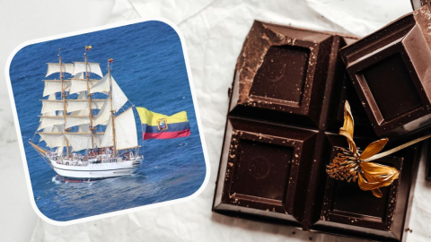 El buque escuela Guayas, de la Armada de Ecuador, llegará a Bilbao como embajador del cacao y chocolate del país.