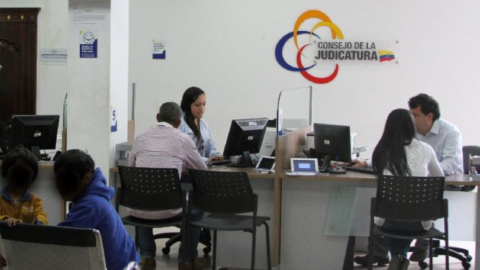 Oficinas del Consejo de la Judicatura en Latacunga.