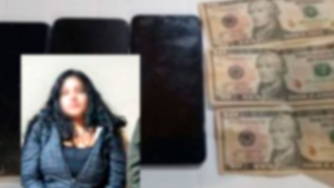 Capturada extorsionadora de Los Lobos que pedía USD 5.000 a locales en Quito