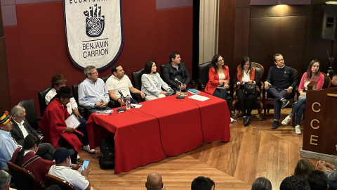 Las organizaciones de izquierdas participaron en una reunión en busca de una coalición este 31 de julio de 2024.