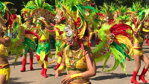 Imagen indeterminada del Carnaval de Barranquilla, Colombia.