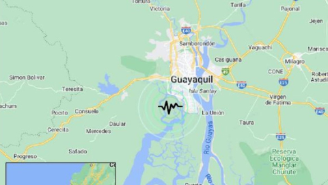 Reporte del temblor ocurrido en Yaguachi, Guayas, el 6 de agosto de 2024.