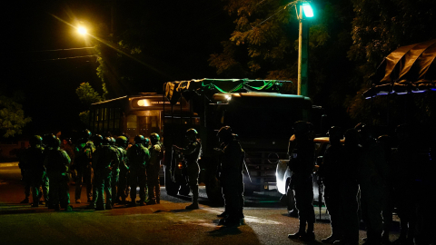 Militares en Manabí