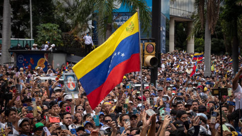 Imagen referencial de protestas en Venezuela tras las elecciones presidenciales, 6 de agosto de 2024.