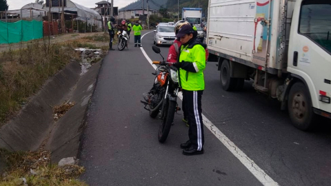 Un choque múltiple en la Autopista Rumiñahui, entre accidentes registrados en Quito este 12 de agosto