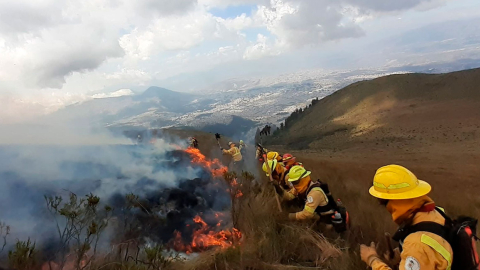 Inamhi advierte por altas temperaturas y riesgo de incendios forestales en la Sierra