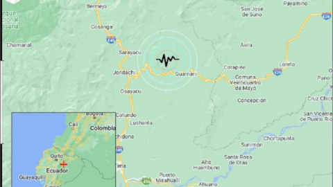 Un sismo de magnitud 3,3 sacudió este 16 de agosto en Napo sin que se hayan reportado víctimas ni daños materiales