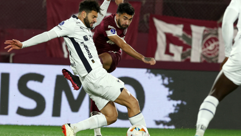 Liga de Quito se enfrentó a Lanús por el partido de vuelta de la Copa Sudamericana, el 21 de agosto de 2024.