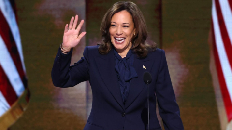 Kamala Harris, en su discurso del 22 de agosto de 2024 en Chicago.