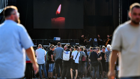 Memorial en Solingen por los asesinados el 23 de agosto de 2024 por un atacante con cuchillo.