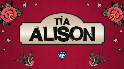 Imagen gráfica de la telenovela "Tía Alison".