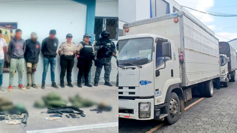 Ejército Ecuatoriano confirma detención que cuatro militares por minería ilegal en Imbabura