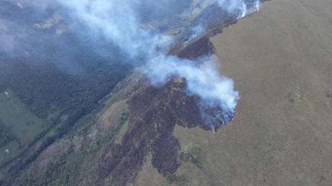 Estas son las provincias más propensas a incendios forestales en Ecuador