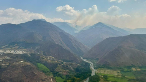 El incendio forestal de Quilanga, en la provincia de Loja, fue controlado.