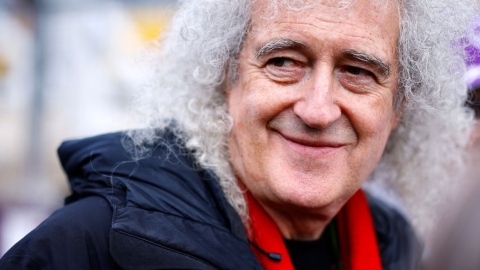 El músico británico Brian May en una fotografía capturada en julio de 2024.