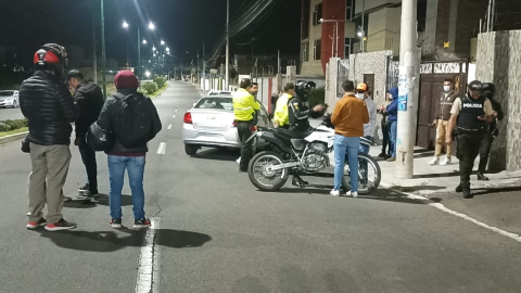 Operativos de control de la Policía en Ambato.