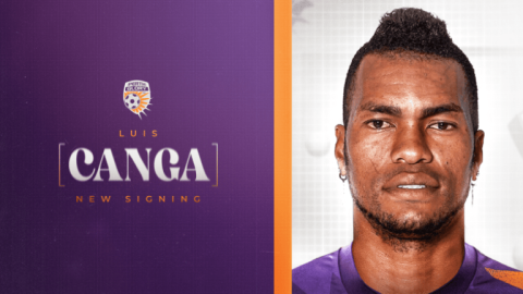 La imagen con la que el Perth Glory FC. de Australia, anunció el fichaje del ecuatoriano Luis Canga.