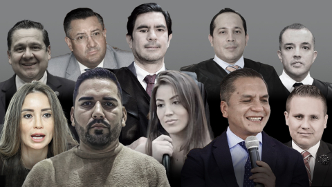 Algunos de los rostros que protagonizan los casos de supuesta corrupción judicial