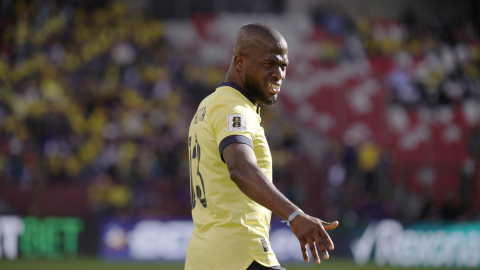 Enner Valencia, durante el partido de Ecuador ante Perú, el 10 de septiembre de 2024.