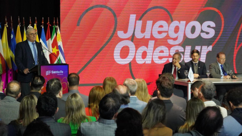 Presentación oficial de los Juegos Sudamericanos 2026, el 11 de septiembre de 2024.