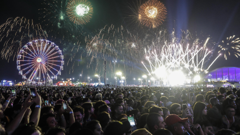 Fotografía de archivo del festival de música Rock in Rio, en Río de Janeiro (Brasil).