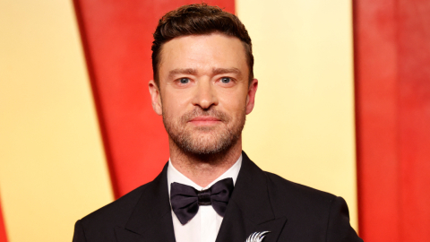 Justin Timberlake asiste a la fiesta de los Oscar de Vanity Fair, 10 de marzo de 2024.