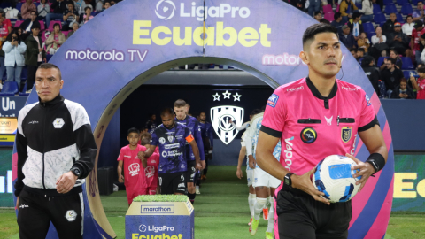 El árbitro del partido entre Independiente del Valle vs. Emelec, Bryan Loayza, fue centro de crítica de parte de los 'millonarios'.