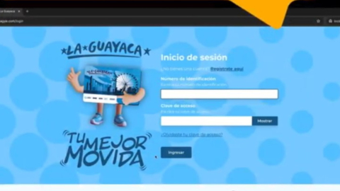 Pantalla de inicio para el registro de la tarjeta 'La Guayaca', habilitada desde este 17 de septiembre de 2024.