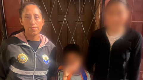 Policía localiza a hermanos reportados como desaparecidos en Quito