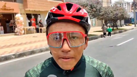 El ciclista ecuatoriano Kevin Pozo fue atropellado y su estado de salud ...