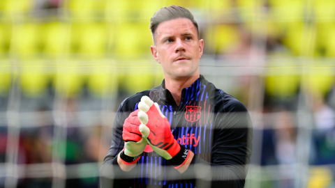 El portero alemán del FC Barcelona Marc-André ter Stegen, antes del partido contra el Villarreal, en la jornada 6 de LaLiga, el domingo 22 de septiembre de 2024.