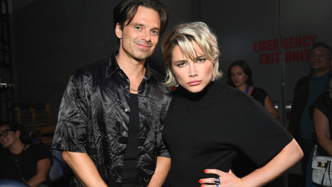 Sebastian Stan y Florence Pugh asisten al panel de Marvel Studios en el Salón H de la SDCC en San Diego, 2024.